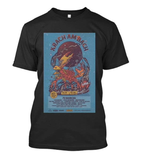 Krachambach Festival 2026 Fu Manchu Lineup And Dates T-Shirt