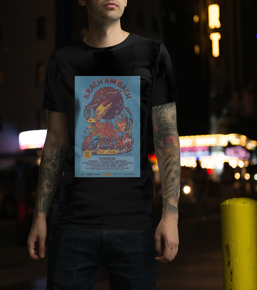 Krachambach Festival 2026 Fu Manchu Lineup And Dates T-Shirt