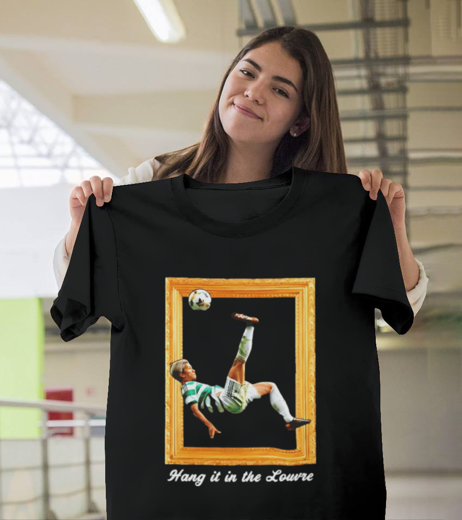Kyogo Furuhashi Celtic FC Hang It In The Louvre Soccer Art футболка T-Shirt