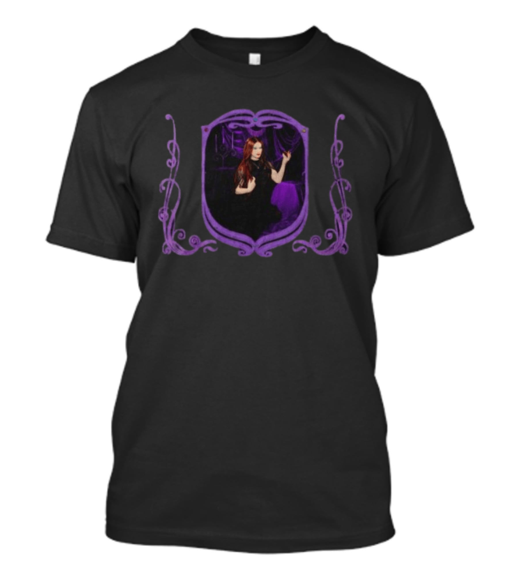 Jinkx Tour Mainfactor Store Vintage Gothic Purple Frame T-Shirt