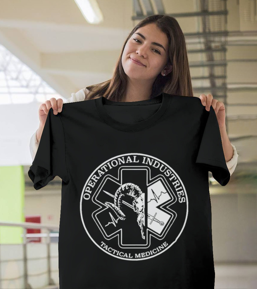 Operational Industries Tactical Medicine Star Of Life With Snake T-Shirt