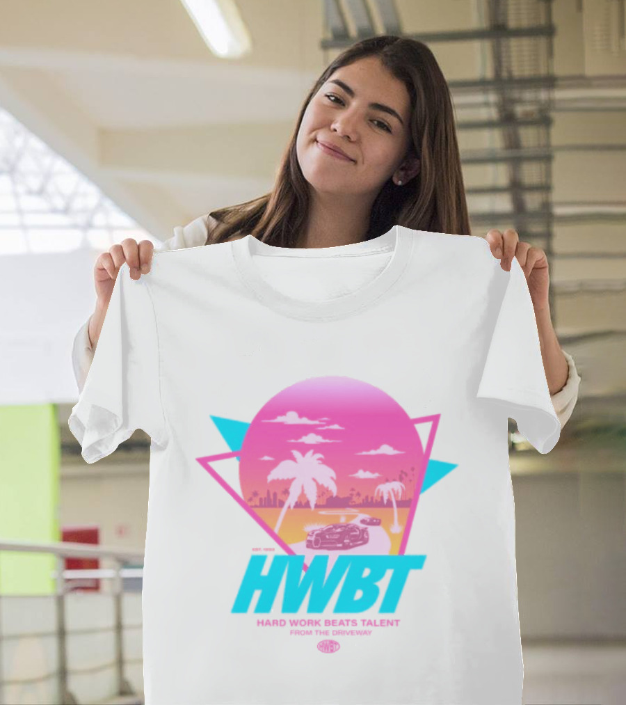HWBT Miami Dreams Sunset Drive Neon T-Shirt