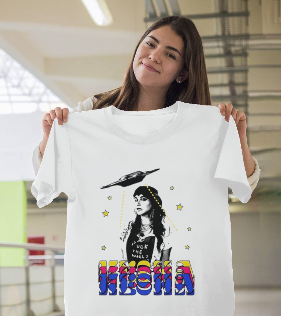 Kesha UFO Space Stars Tie Dye T-Shirt
