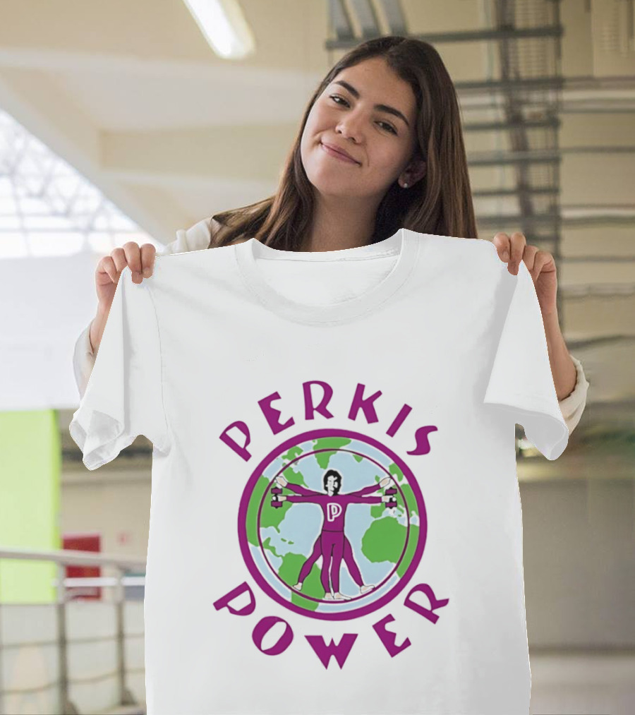 Perkis Power Tony Perkis Fitness Heavyweights Logo Circle T-Shirt