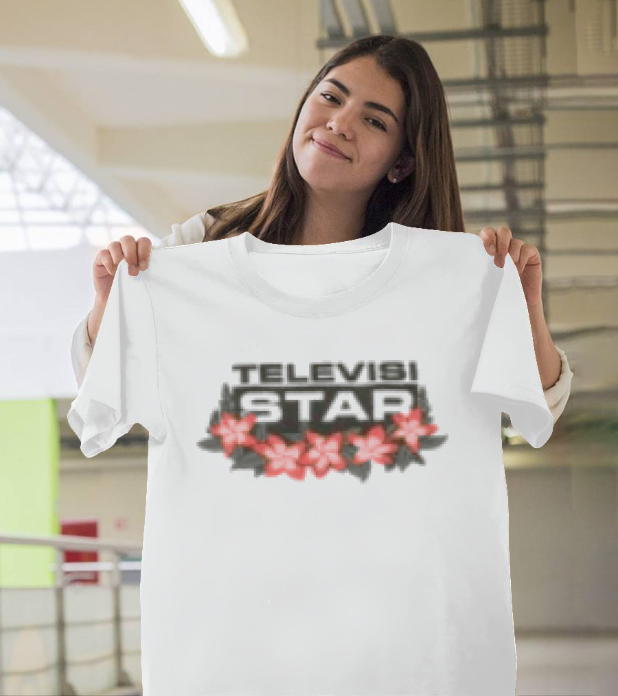 Televisi Star Island Bloom White Catalog Store T-Shirt