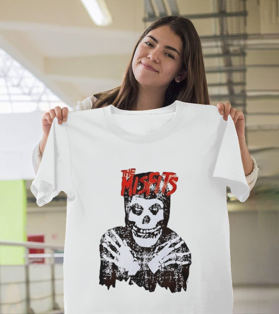 The Misfits Crimson Ghost Skull Punk Rock T-Shirt