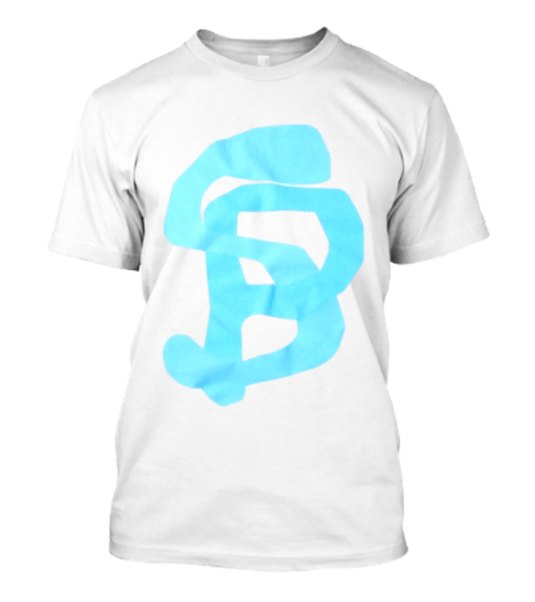 Wolee Store Classic Saintp Light Blue Monogram S P T-Shirt