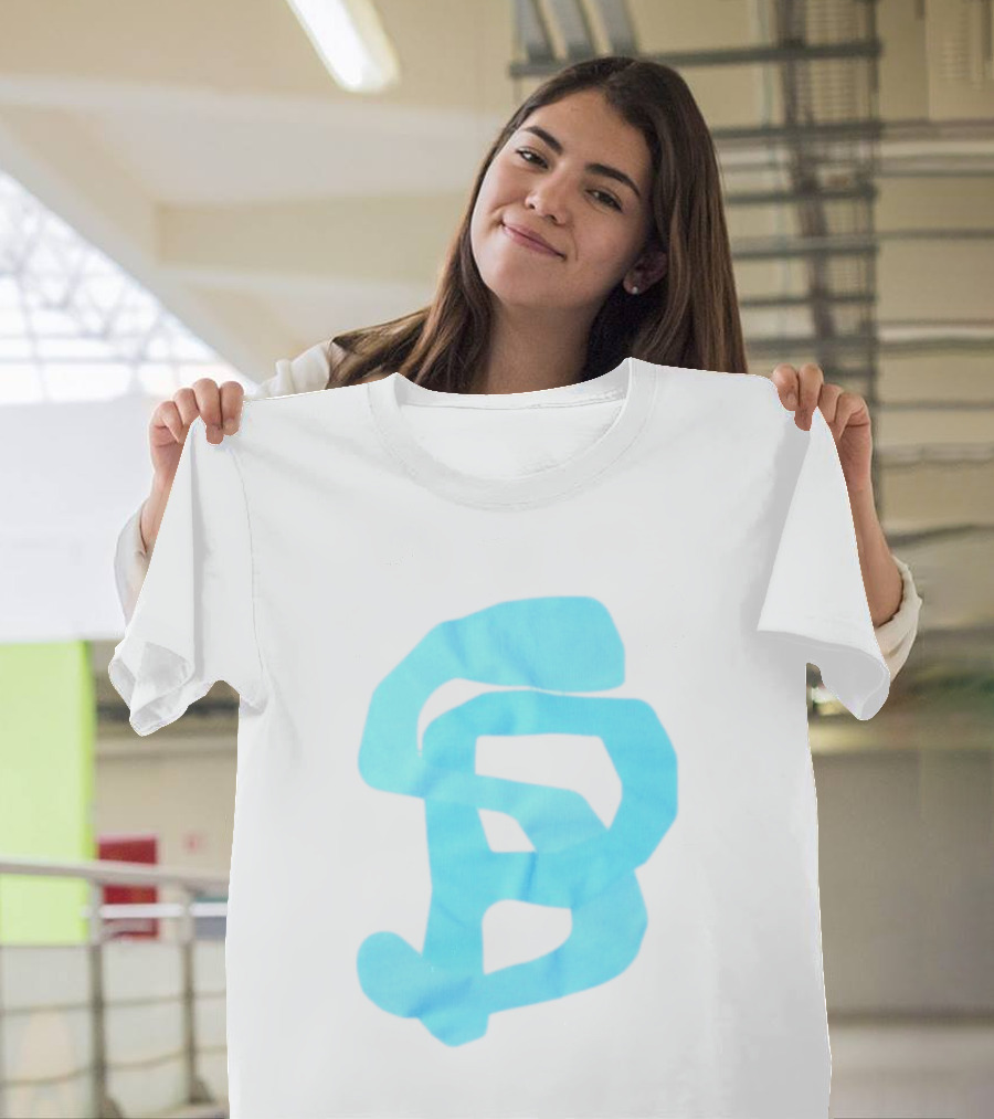 Wolee Store Classic Saintp Light Blue Monogram S P T-Shirt