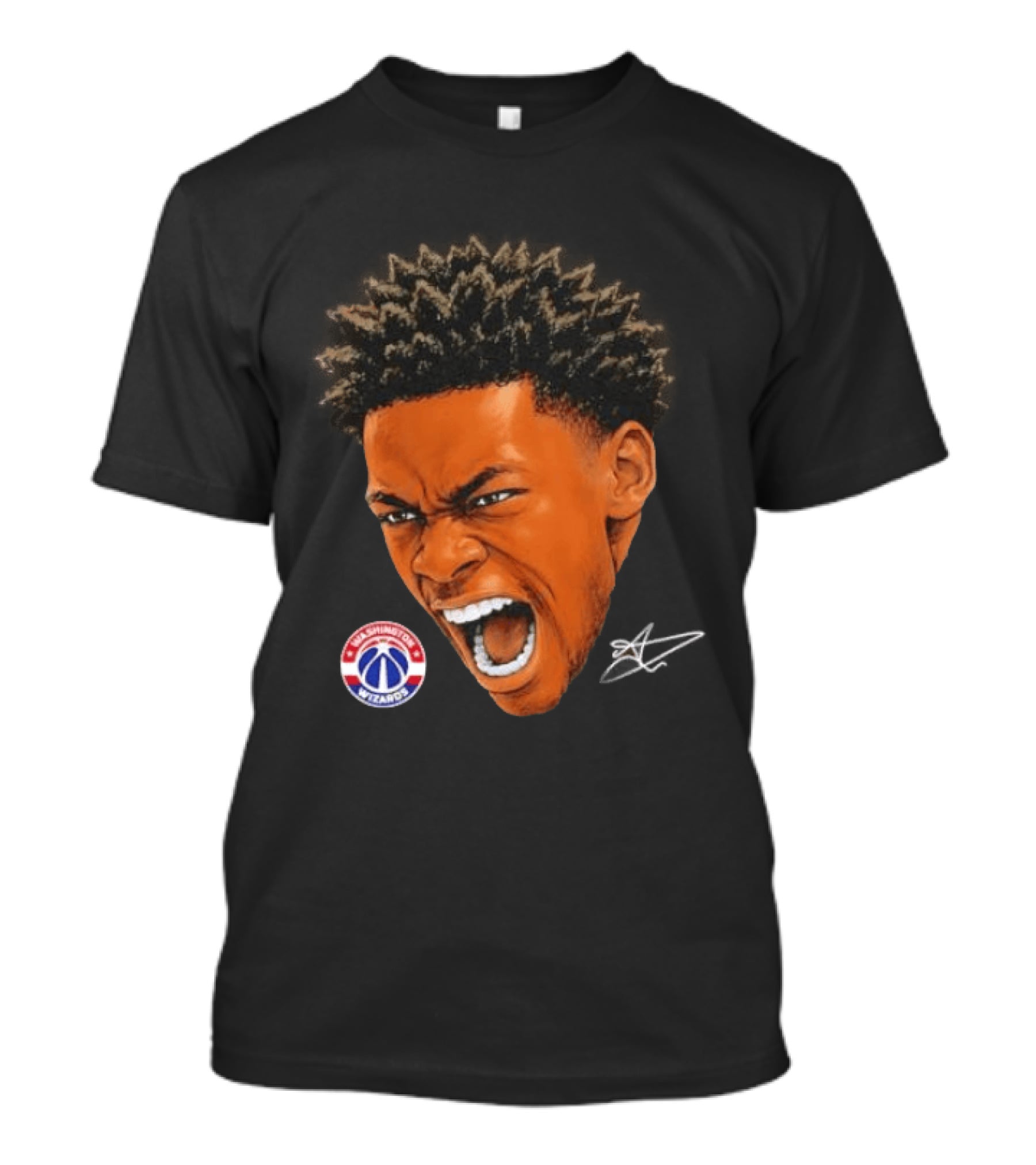 Bilal Coulibaly Washington Wizards NBA Big Face Player T-Shirt