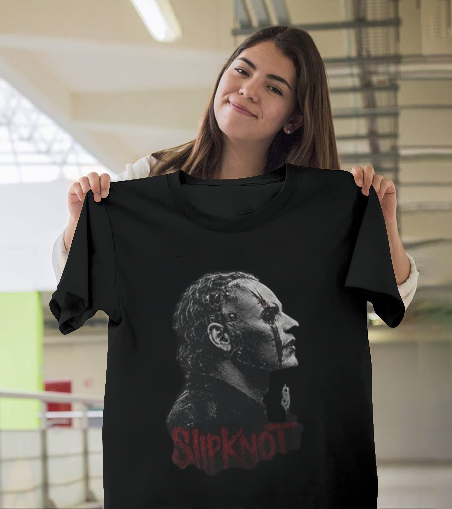 Slipknot People Like Sht Duality Band Mask Profile T-Shirt