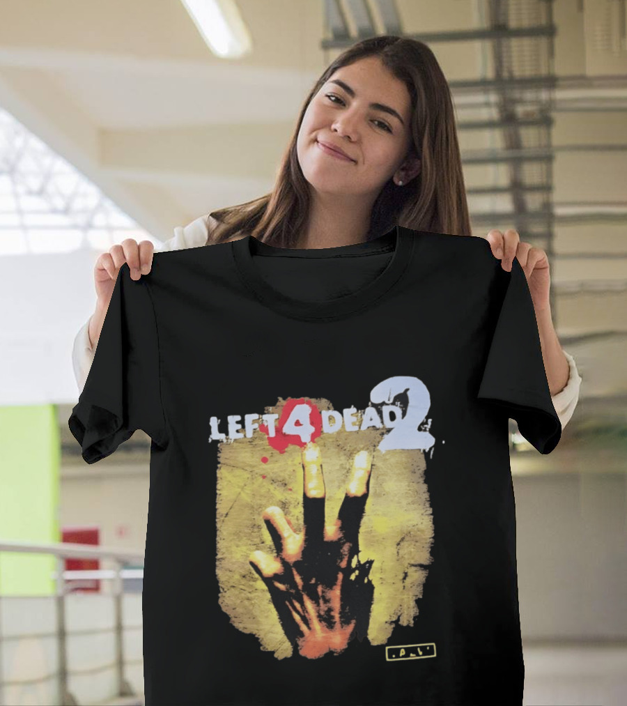 Left 4 Dead 2 Zombie Hand Valve Video Game Survival T-Shirt