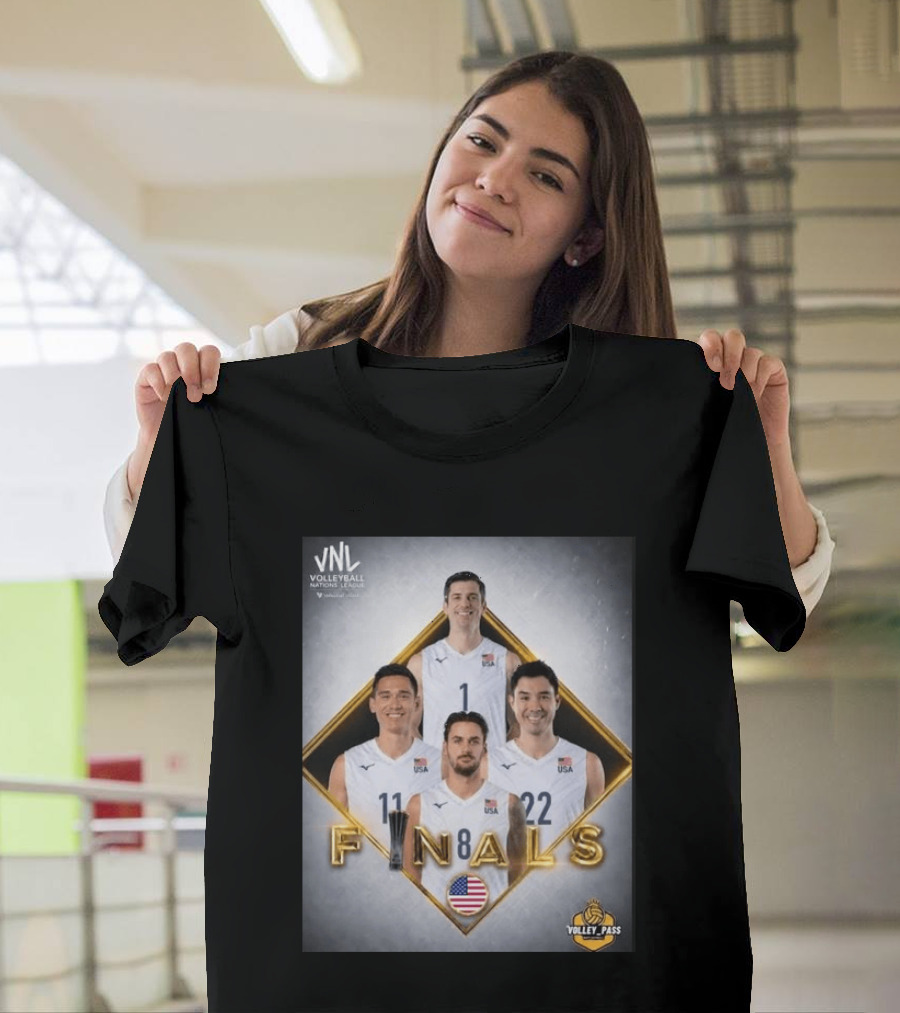 VNL Volleyball Nations League USA Finals 2026 Volley Pass T-Shirt