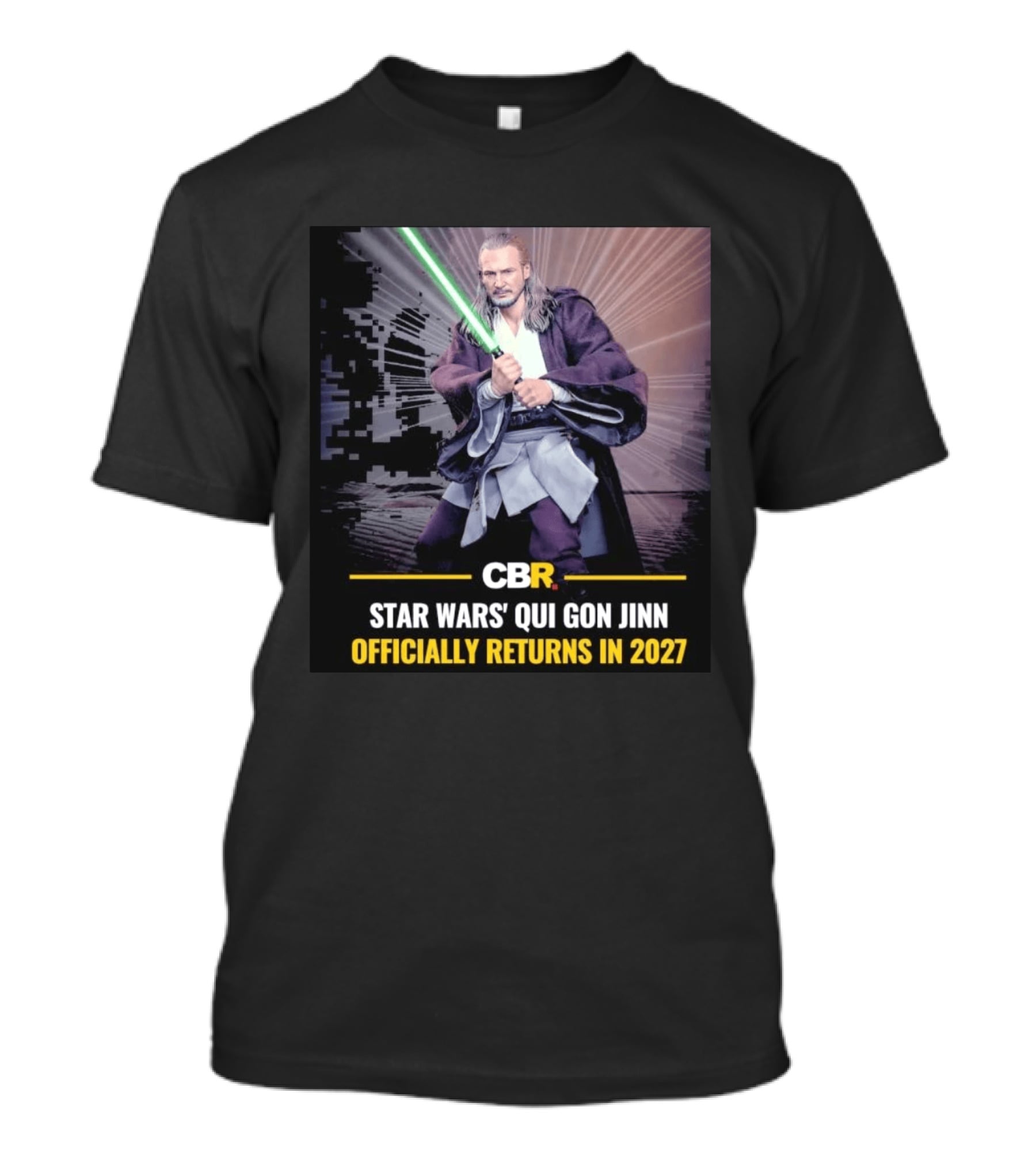 CBR Star Wars Qui Gon Jinn Officially Returns In 2027 T-Shirt
