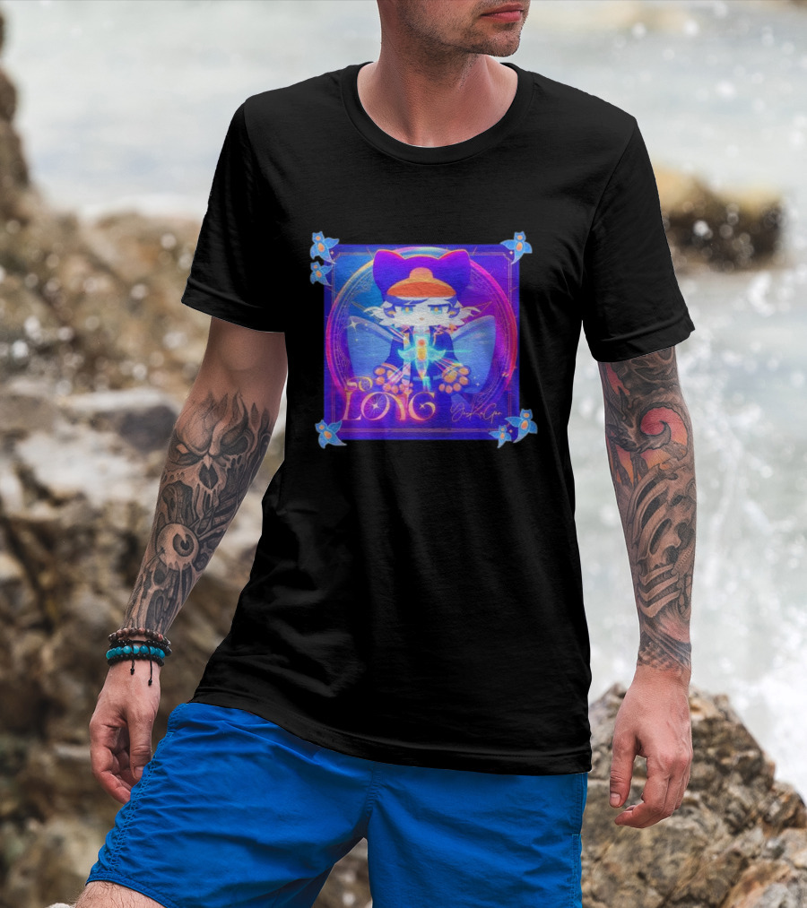 So Long YonKaGor Vibrant Anime Cat With Butterfly Aura T-Shirt