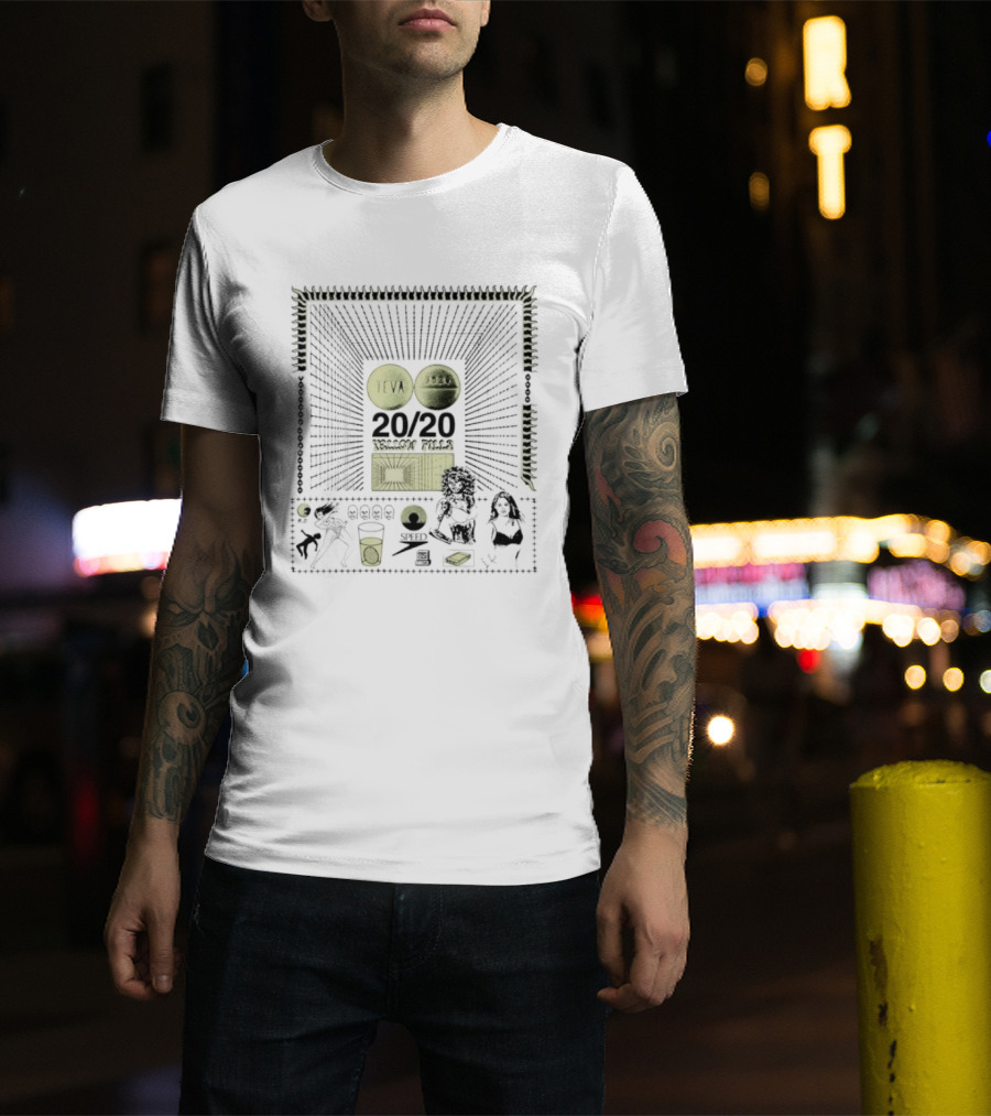 Teva 3526 20 20 Yellow Pills Speed RS Psychedelic T-Shirt
