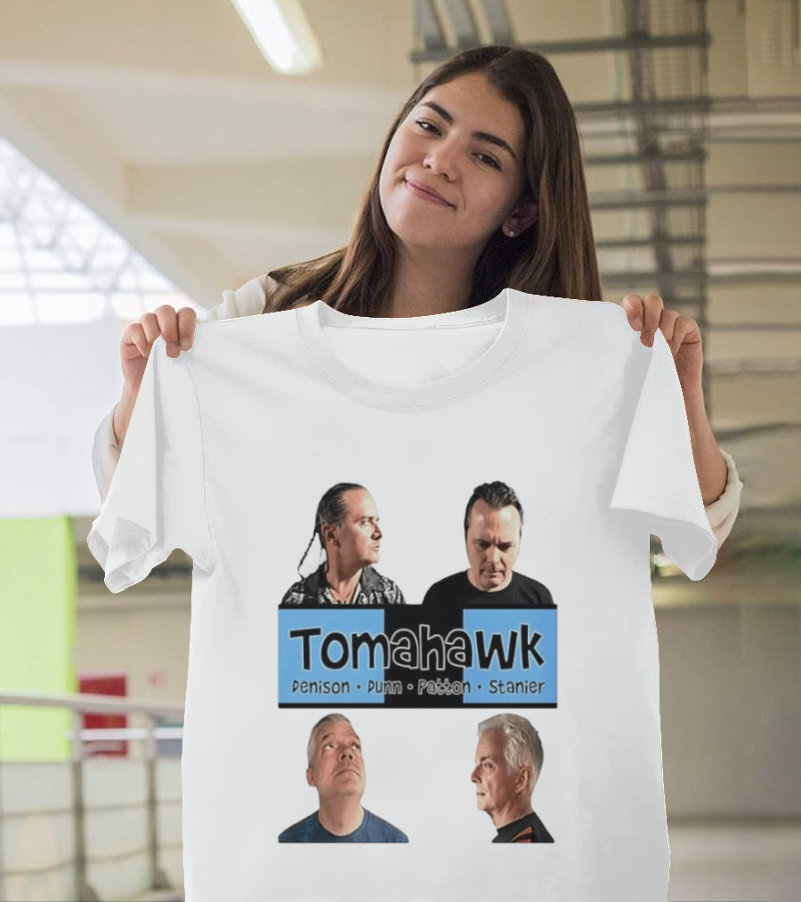 Tomahawk Denison Dunn Patton Stanier Band Members Portraits T-Shirt