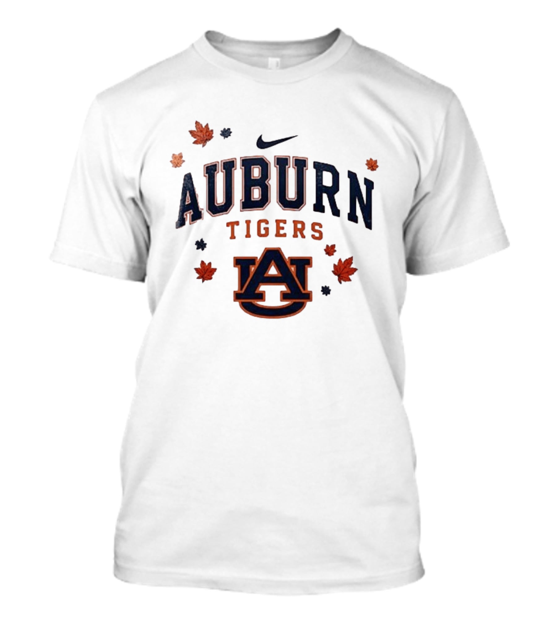 Auburn Tigers Nike Fall Leaves University Spirit T-Shirt