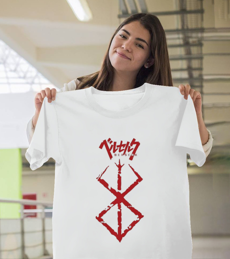 Berserk Sacrifice Symbol Red Japanese Text Anime Series T-Shirt