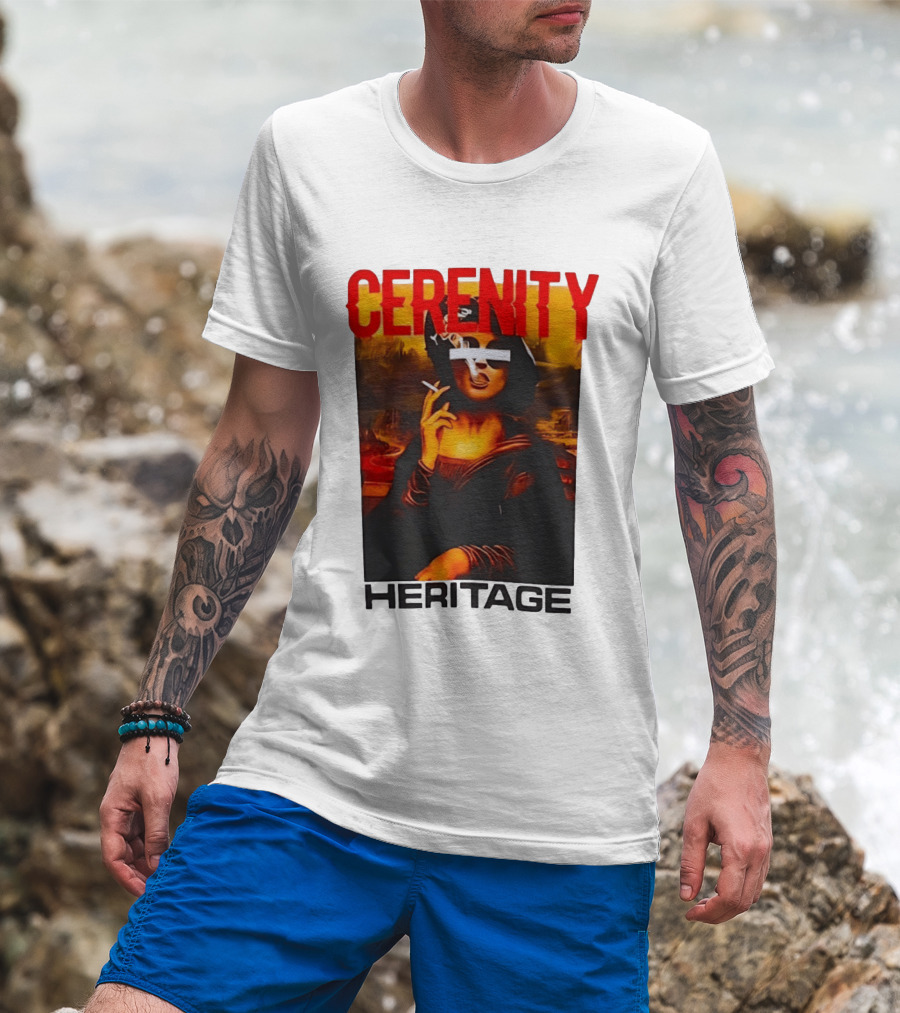 Cerenity Heritage Mona Lisa Smoking T-Shirt