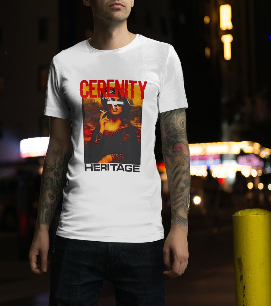 Cerenity Heritage Mona Lisa Smoking T-Shirt