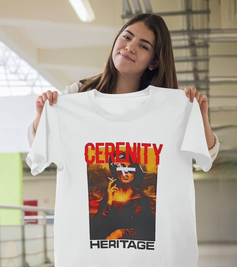 Cerenity Heritage Mona Lisa Smoking T-Shirt