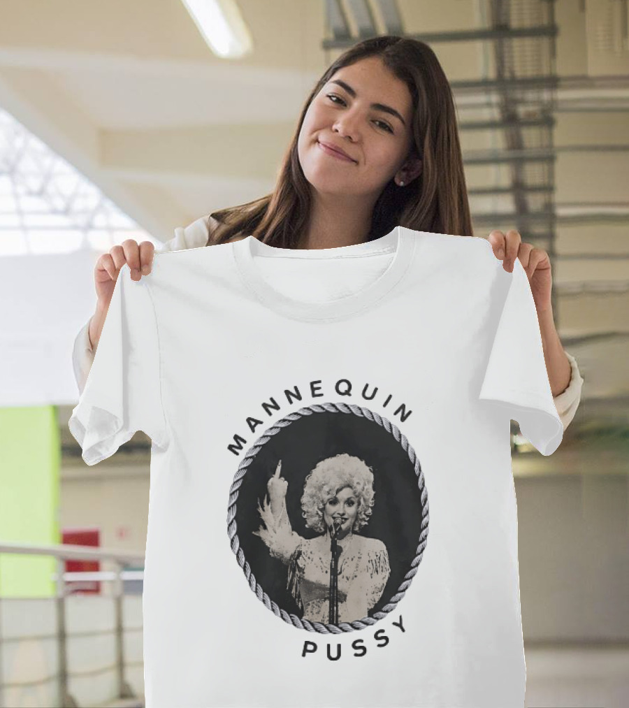 Mannequin Pussy Dolly Parton Country Music Finger T-Shirt