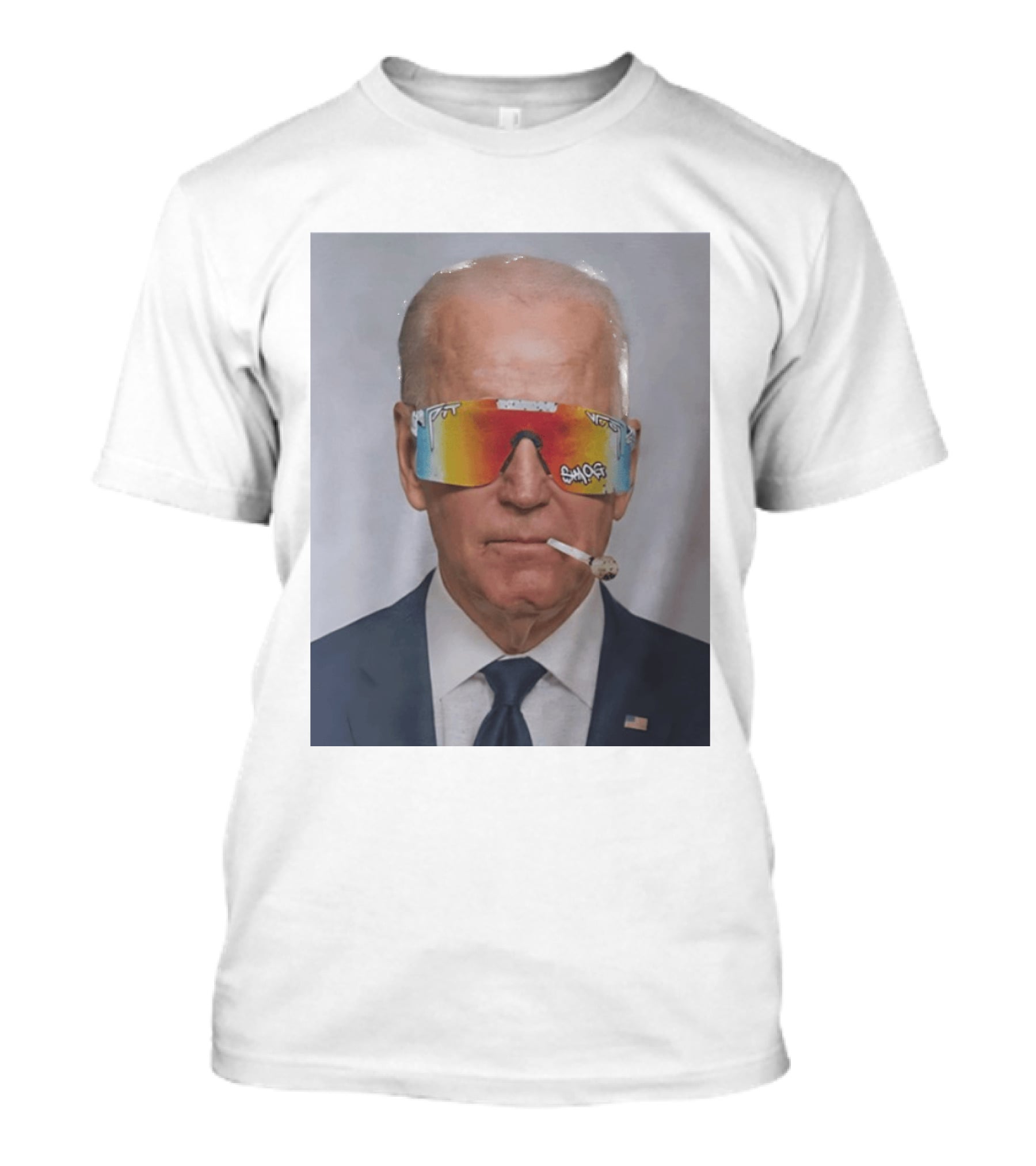 Joe Biden Pit Viper Sunglasses Smoking Pipe President T-Shirt