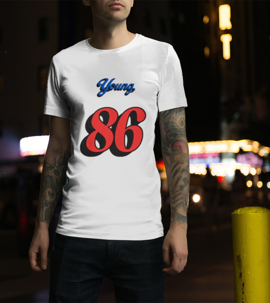 Owl City Store Young 86 Baseball 3 4 Sleeve T-Shirt