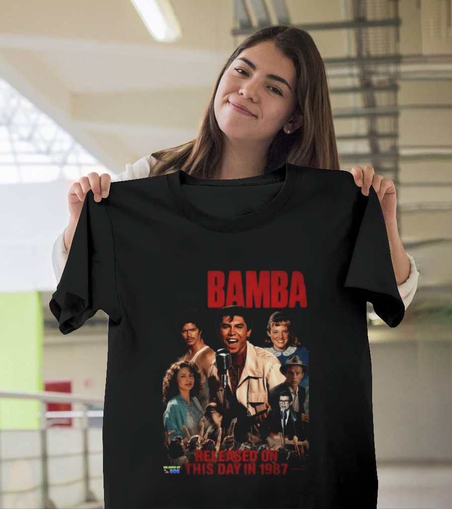 Bamba Released On This Day In 1987 80s Movie T-Shirt