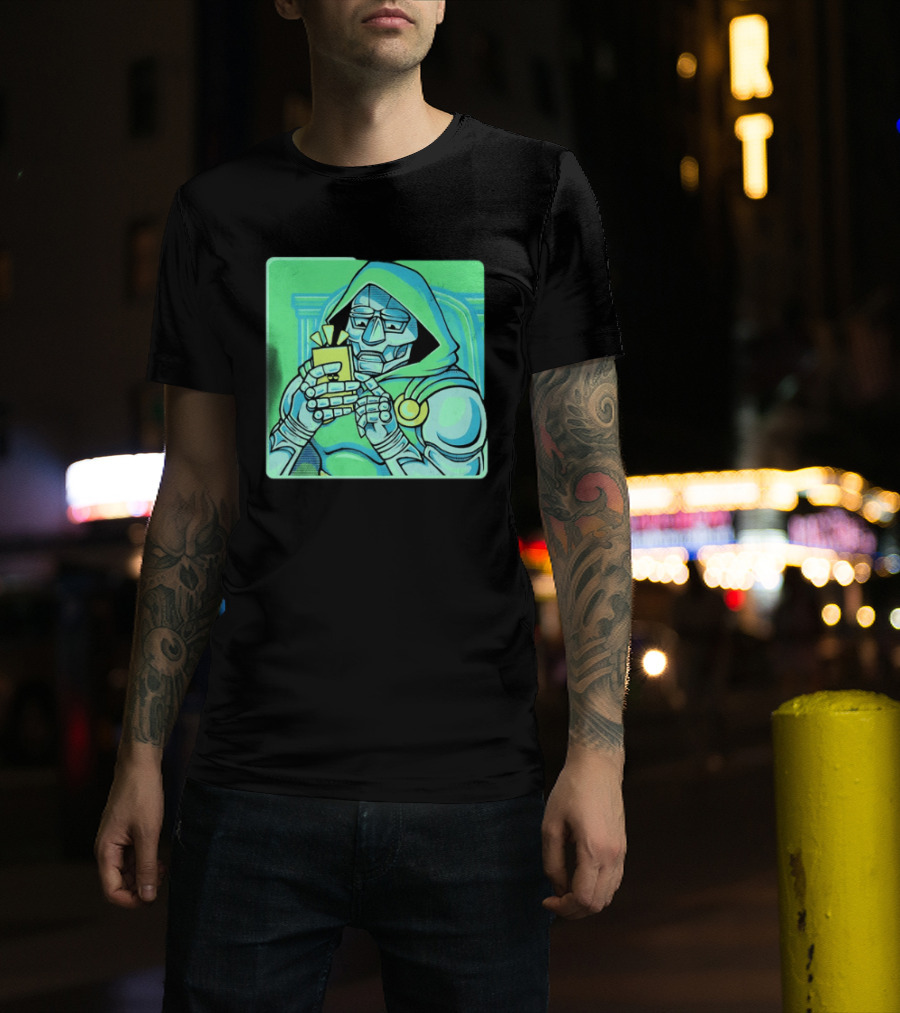 Doctor Doom Marvel Villain Doom Scroll Of Doom T-Shirt