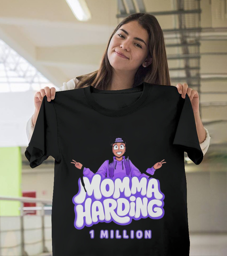 Momma Harding Stay Sober 1 Million Content Creator Celebration T-Shirt