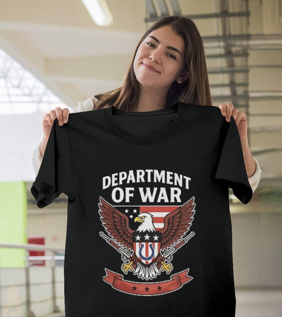 Department Of War Eagle Indianapolis Colts Stars And Stripes T-Shirt