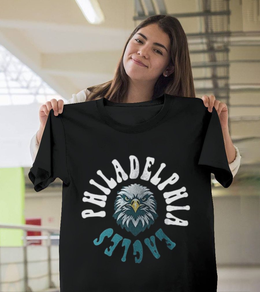 Philadelphia Eagles Yesterday Today Tomorrow Forever No Matter What Diamond Heart T-Shirt