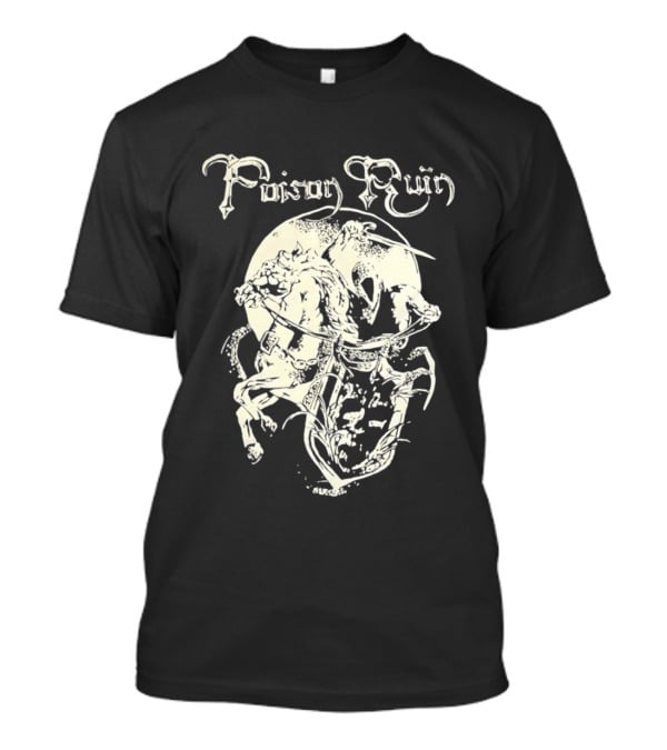 Poison Ruin Knight On Horseback Dungeon Synth Band T-Shirt