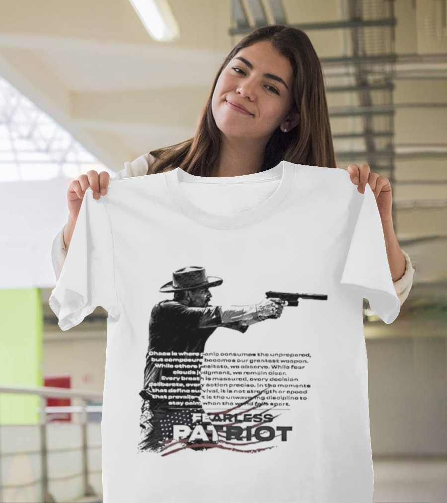 Jordan Salinas Fearless Patriot Hero T-Shirt
