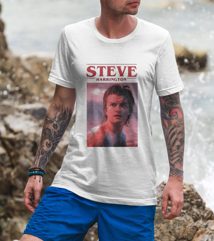 Steve Harrington Vintage Aesthetic Stranger Things Joe Keery T-Shirt