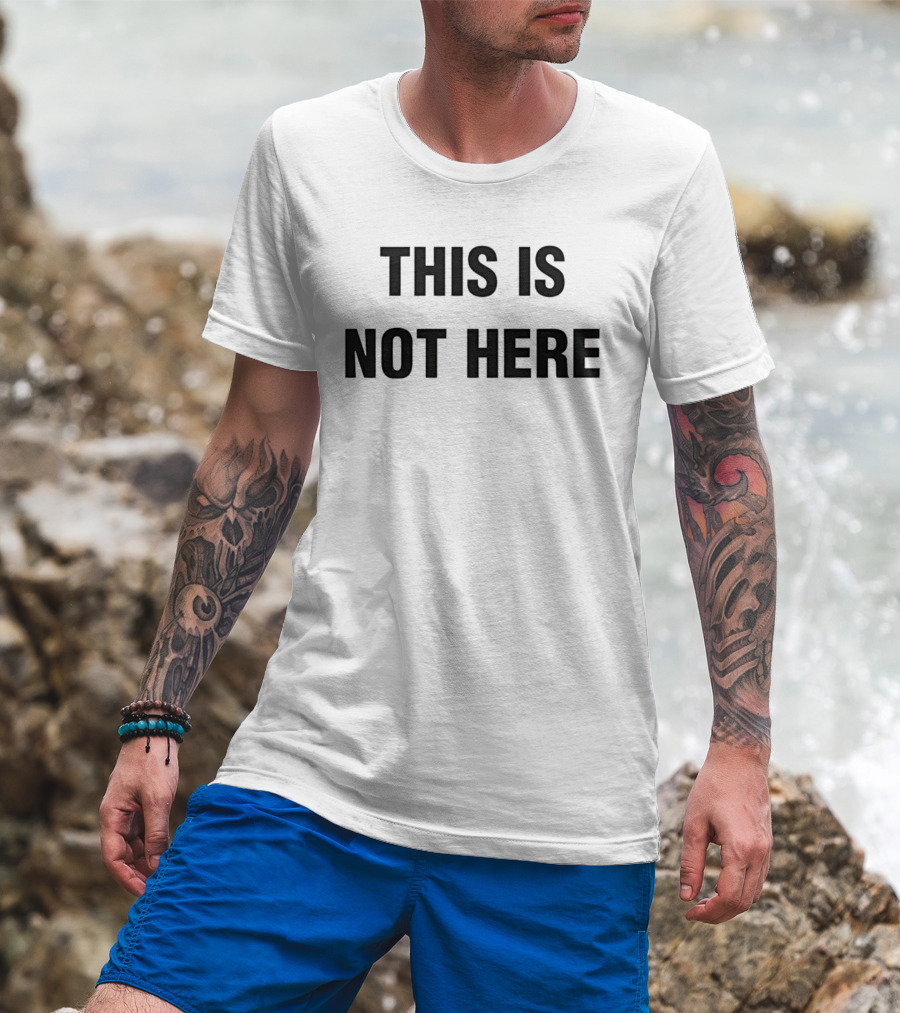 This Is Not Here Yoko Ono Conceptual T-Shirt