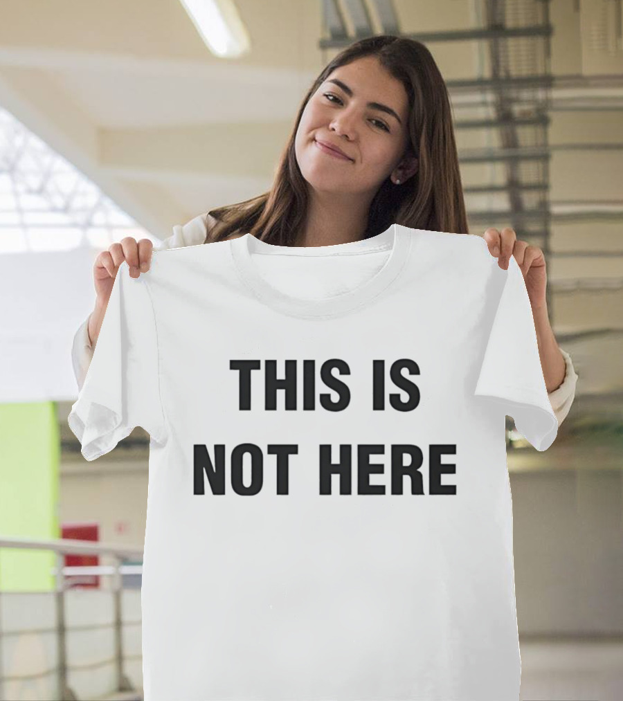 This Is Not Here Yoko Ono Conceptual T-Shirt
