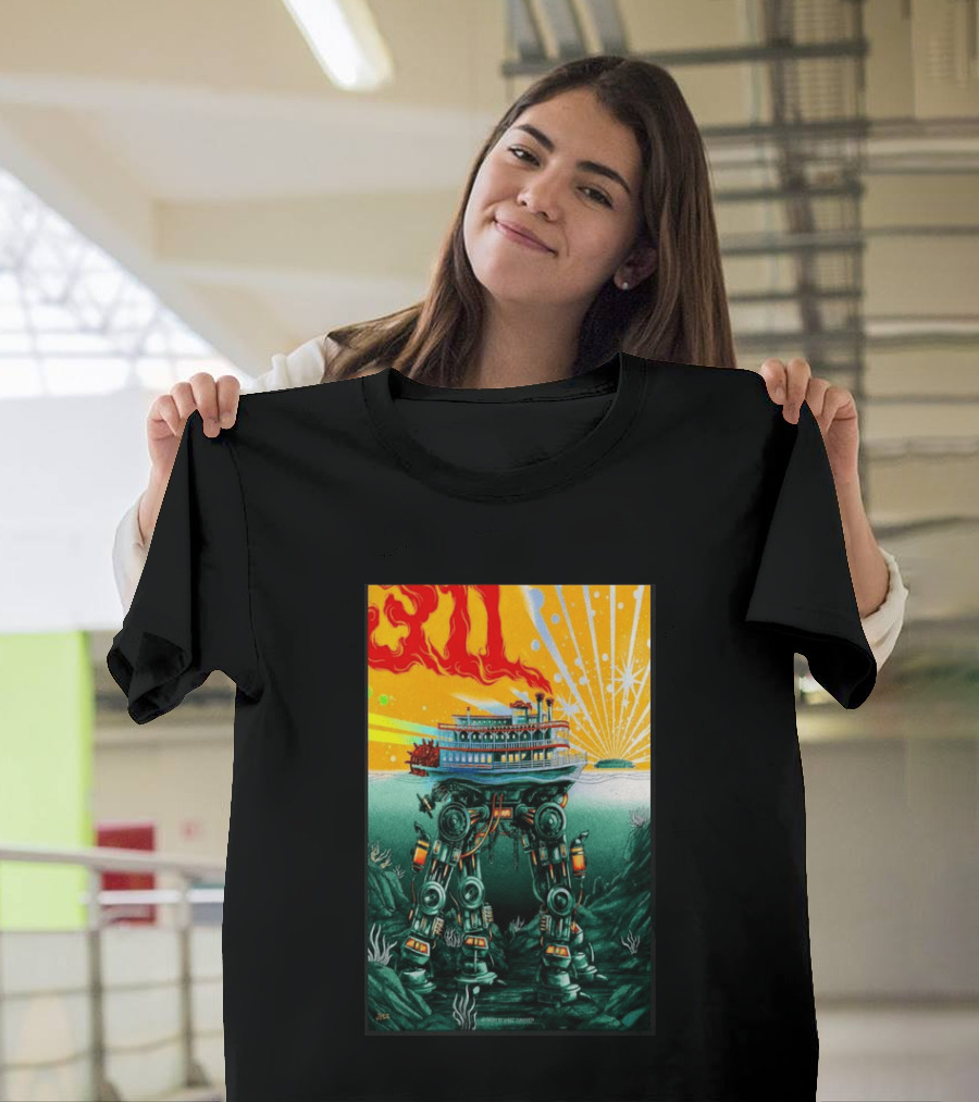311 Kansas City MO 2026 Steamboat Robot T-Shirt