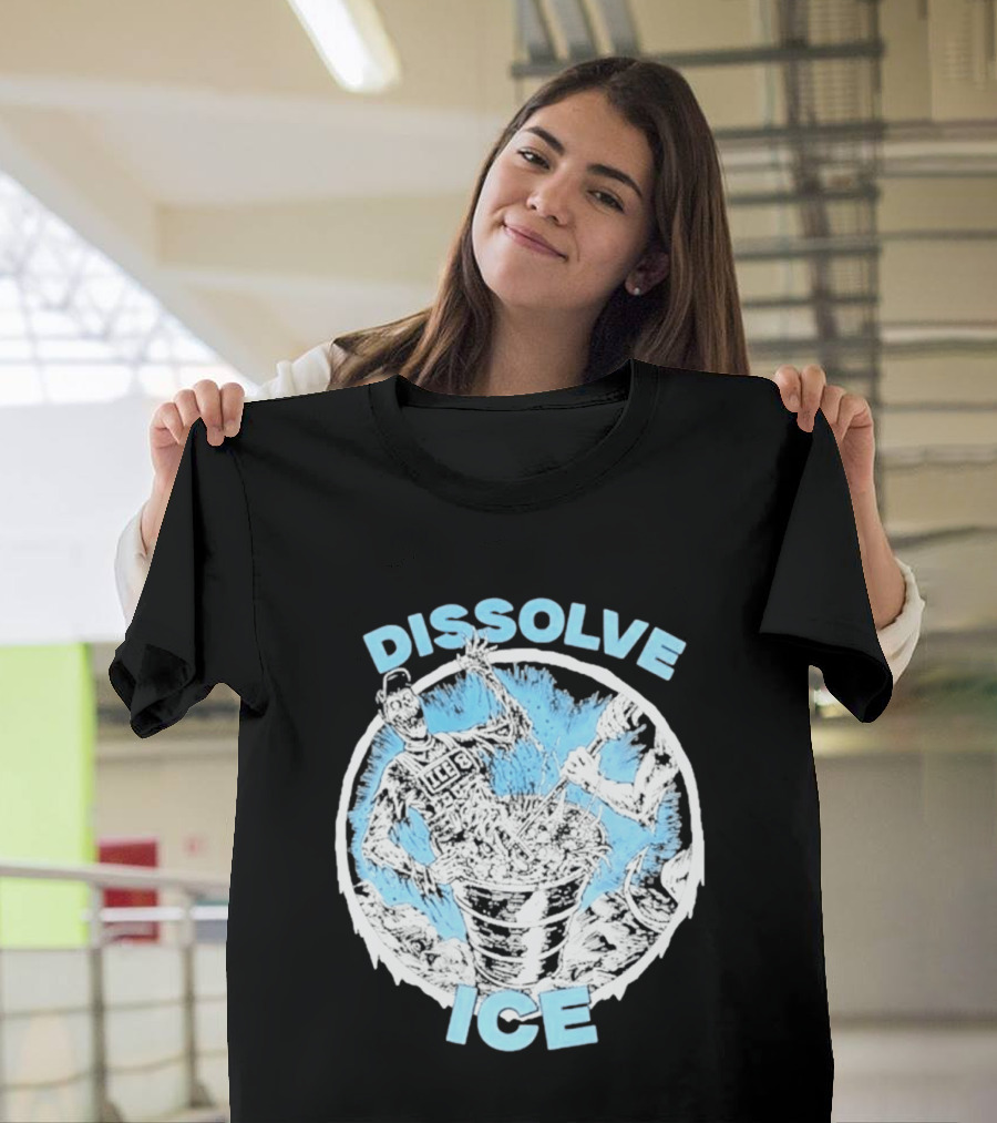 Dissolve Ice Undead Horror Bucket Stirring 2026 T-Shirt