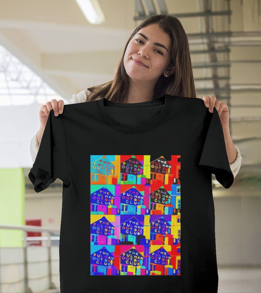 The Fulham Football Club Pop Art Craven Cottage T-Shirt