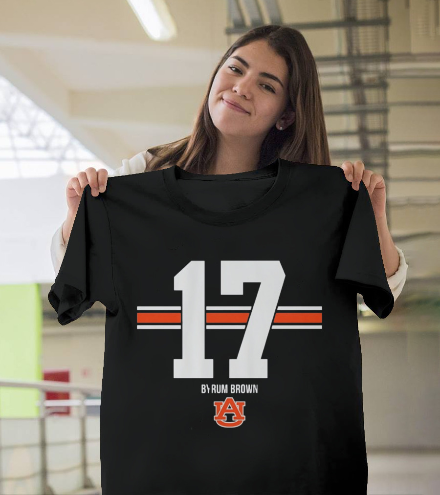 Byrum Brown Auburn Tigers 17 College Football Jersey Auburn University T-Shirt