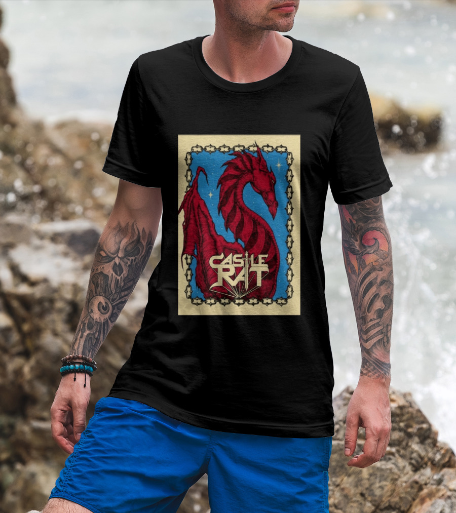 Castle Rat Red Dragon Marienthal Germany Aug 14 2026 T-Shirt