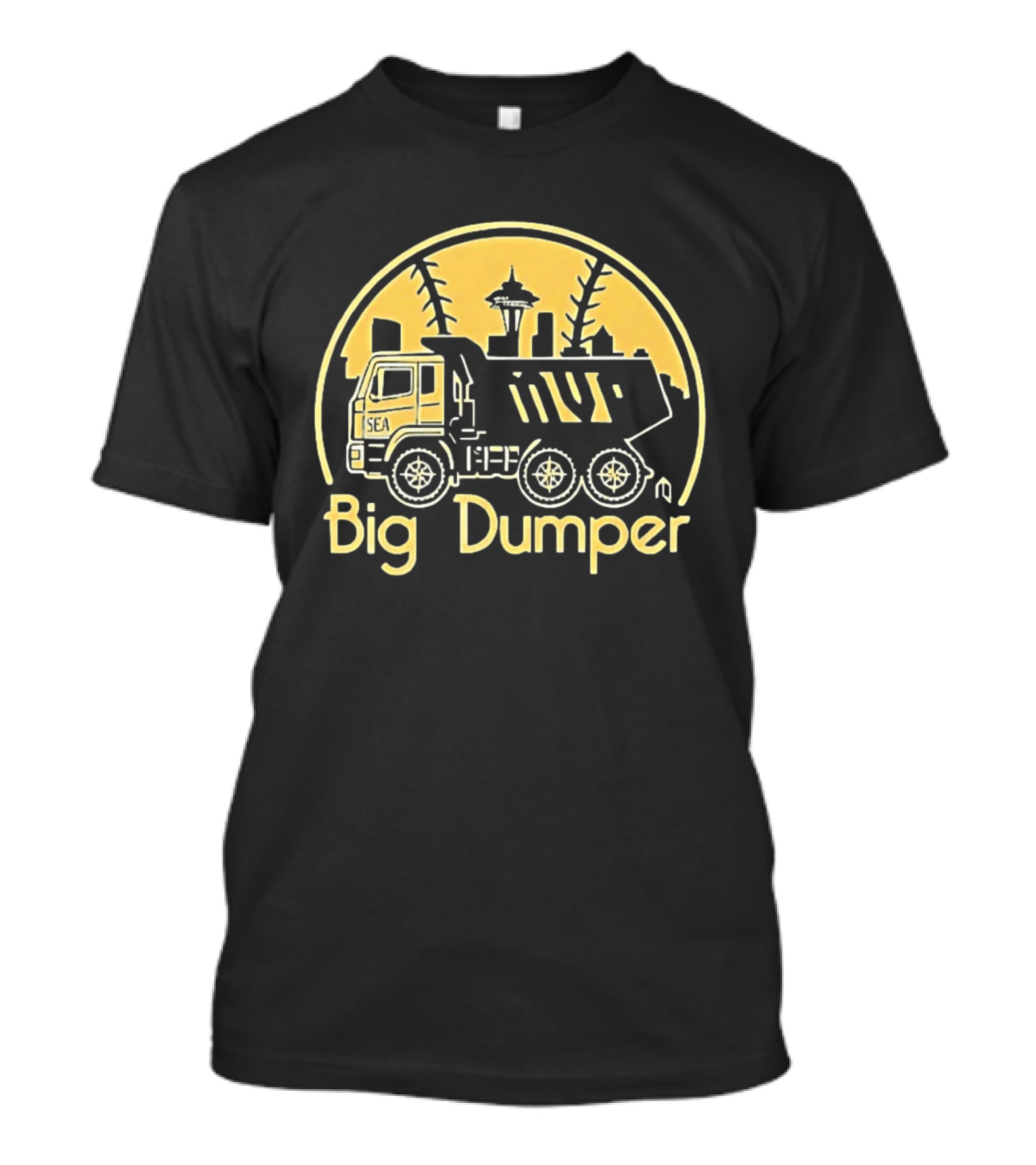 Big Dumper Cal Raleigh Seattle Skyline Truck Mvp T-Shirt