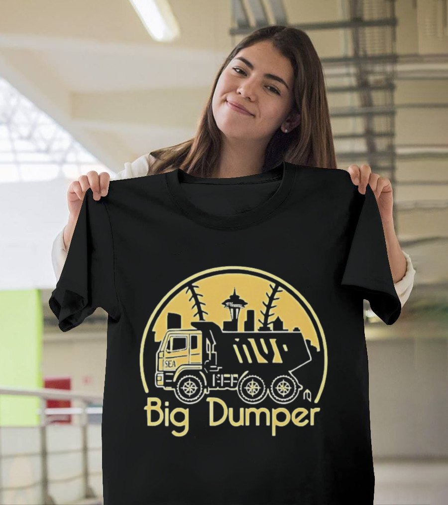 Big Dumper Cal Raleigh Seattle Skyline Truck Mvp T-Shirt