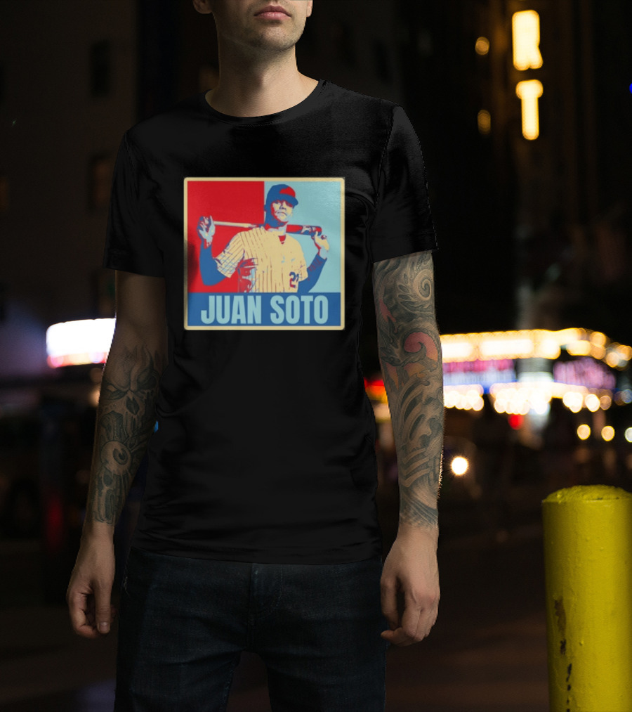 Juan Soto Mets Red Blue T-Shirt