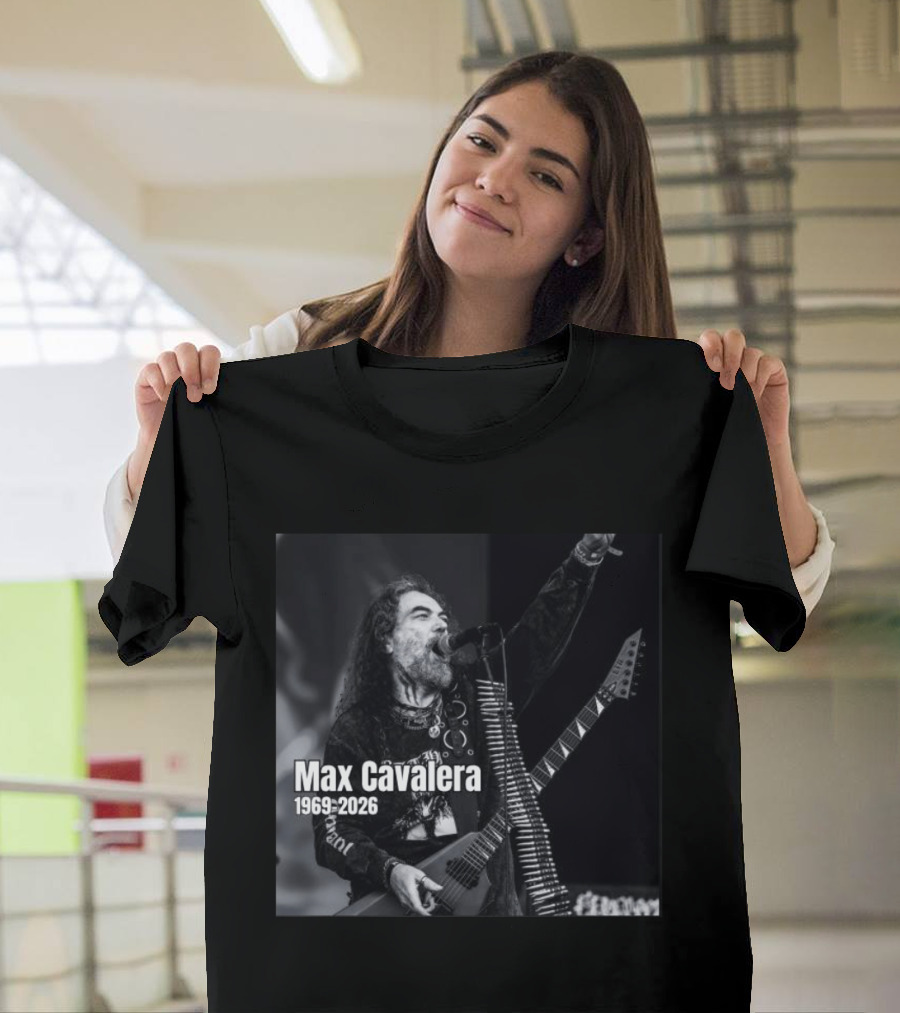 Max Cavalera 1969 2026 Heavy Metal Icon Performance T-Shirt