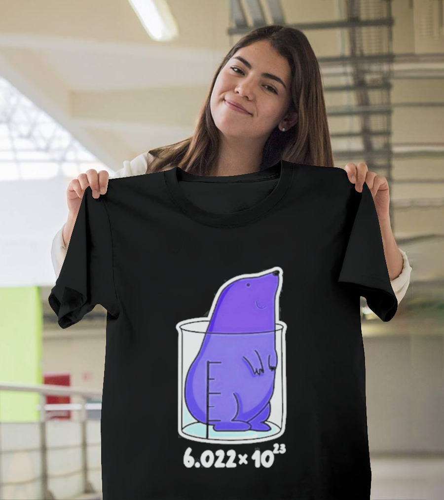 Mole 6.022 X 10²³ Avogadro Chemistry Beaker T-Shirt