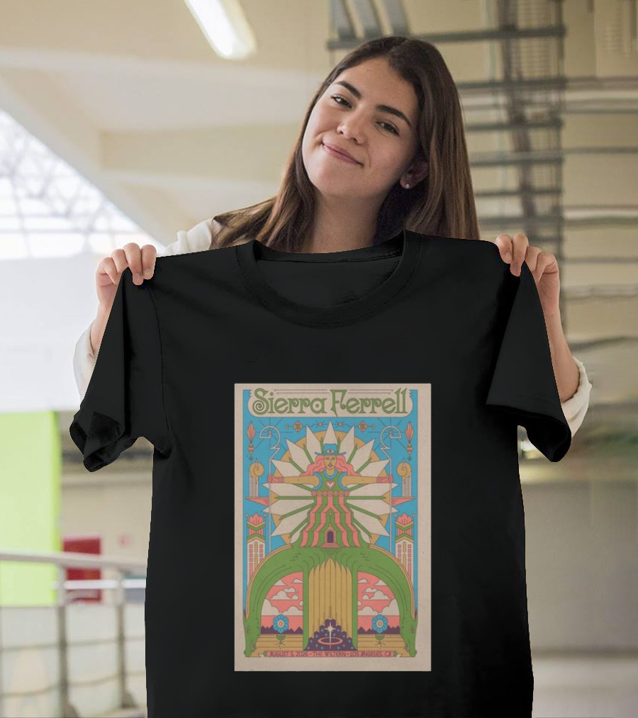 Sierra Ferrell August 5 2026 The Wiltern Los Angeles CA Psychedelic T-Shirt