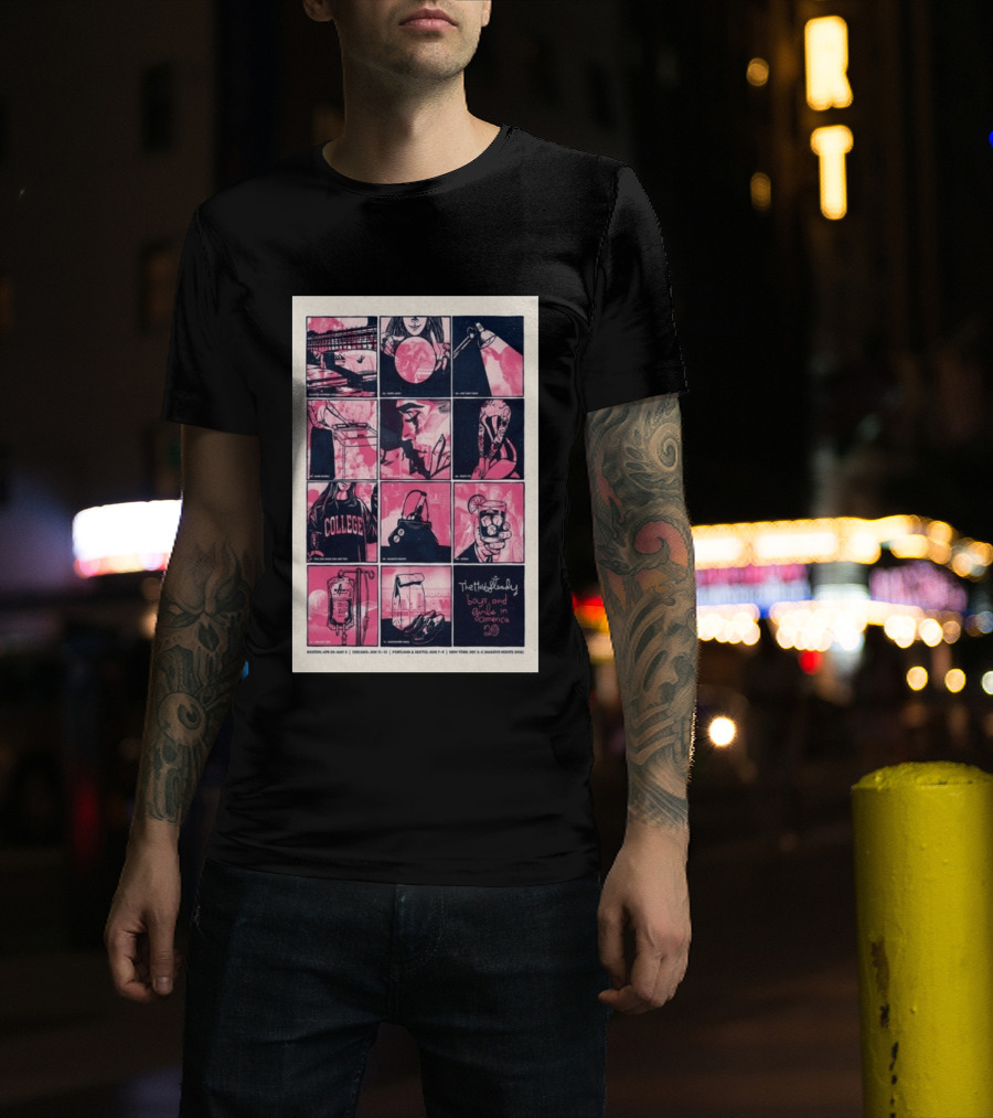 The Hold Steady Boys And Girls In America Tour 2026 Boston Chicago Portland Seattle New York T-Shirt